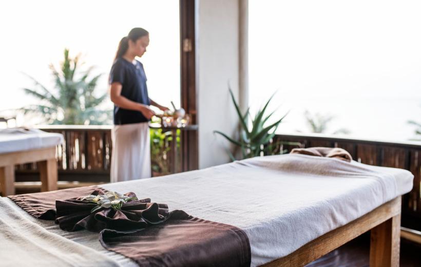 Luxury cruise vacation at sea