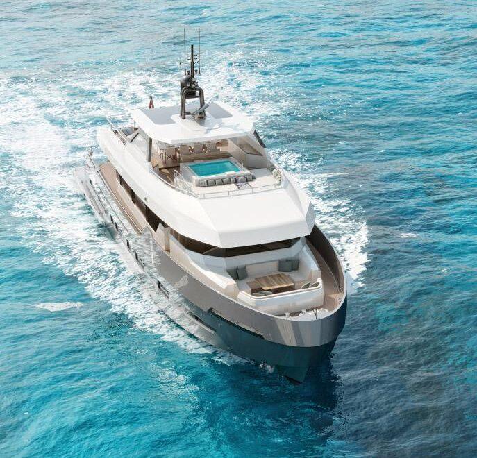 Luxury cruise vacation at sea