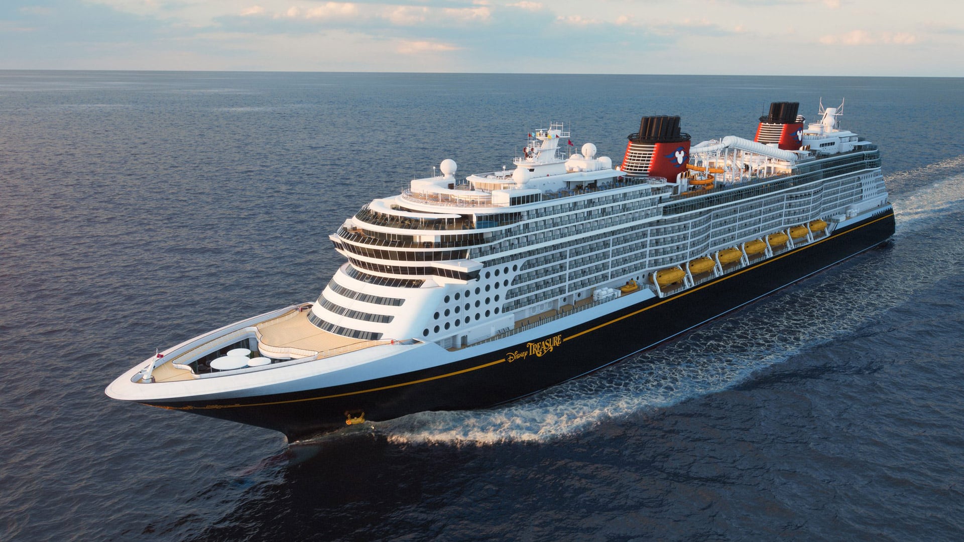 Seaside destination visited by cruise travelers