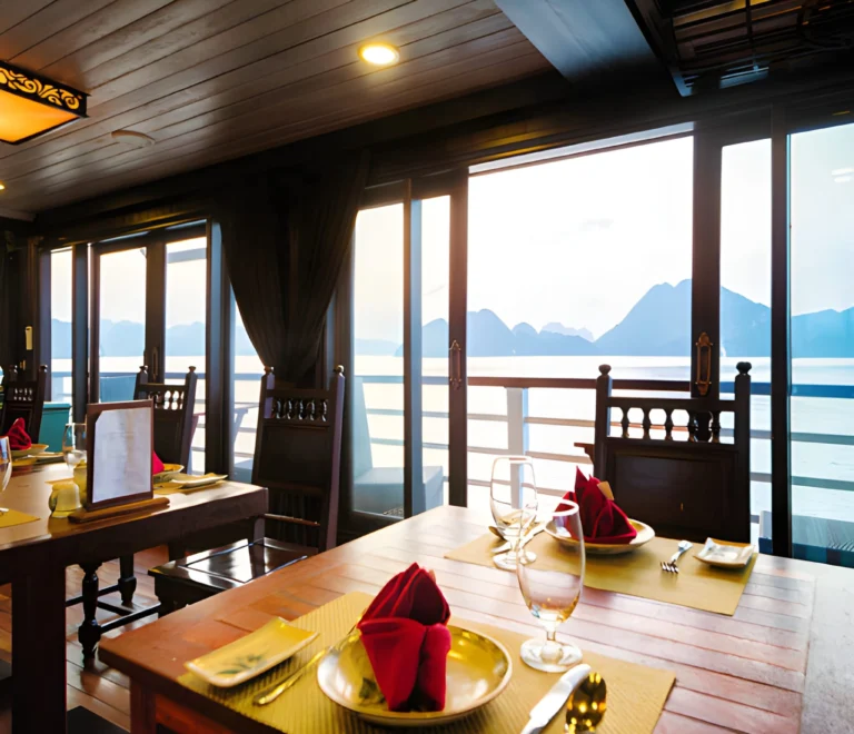 Luxury cruise vacation at sea