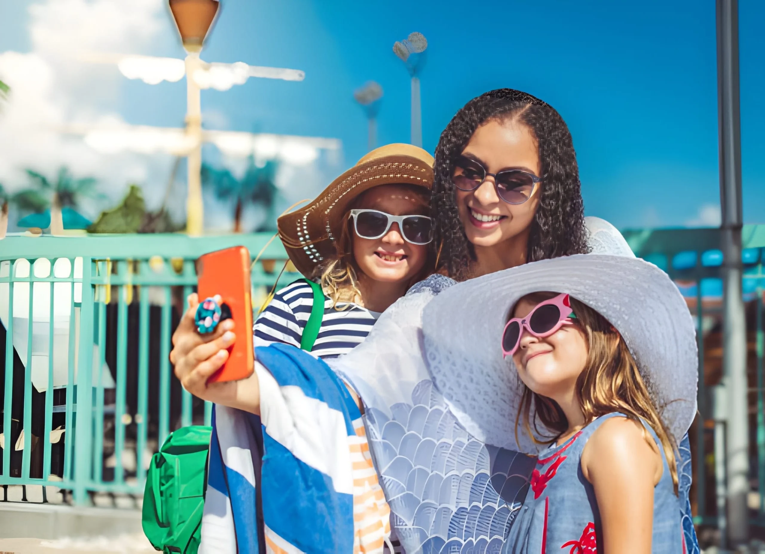 Luxury cruise vacation at sea